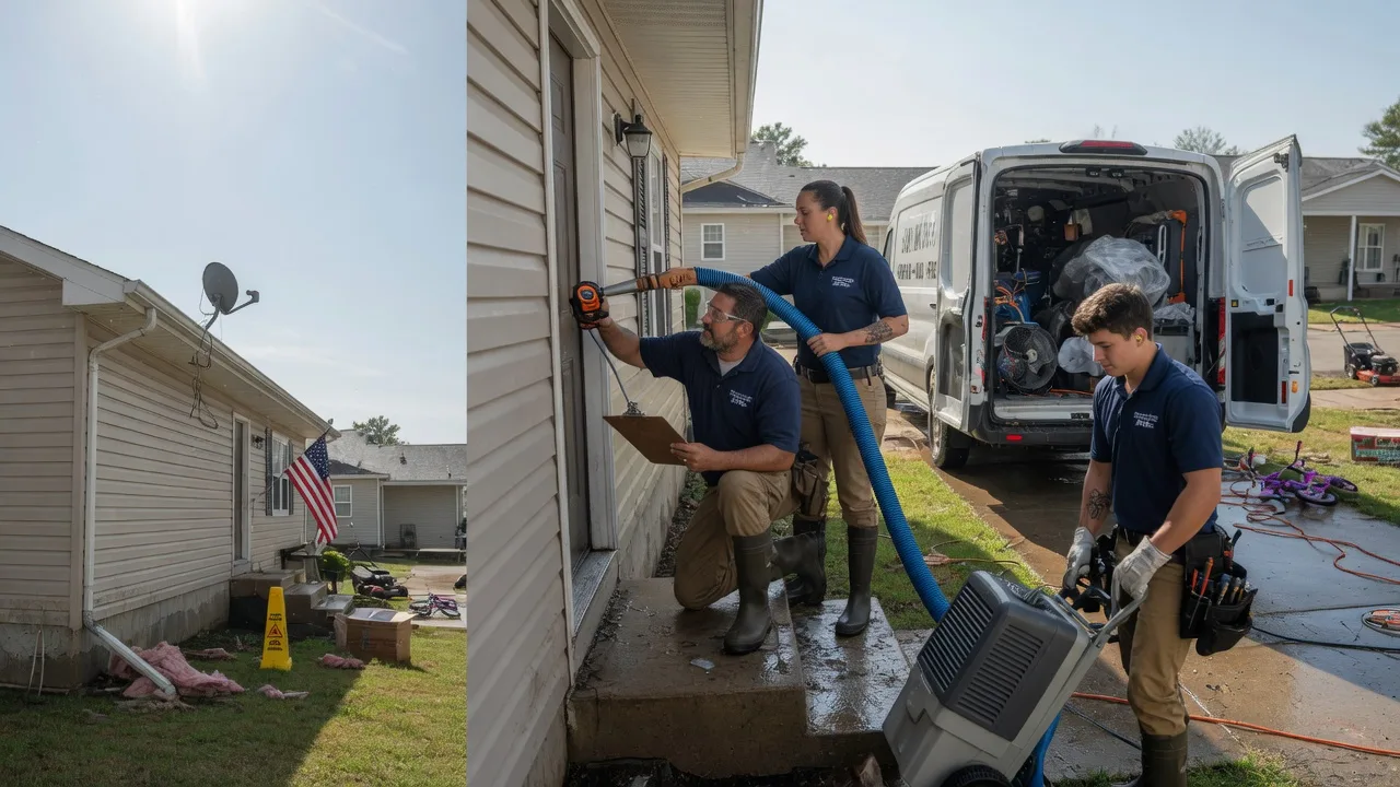 Ceiling Water Damage Restoration in Hanlontown, IA near me
